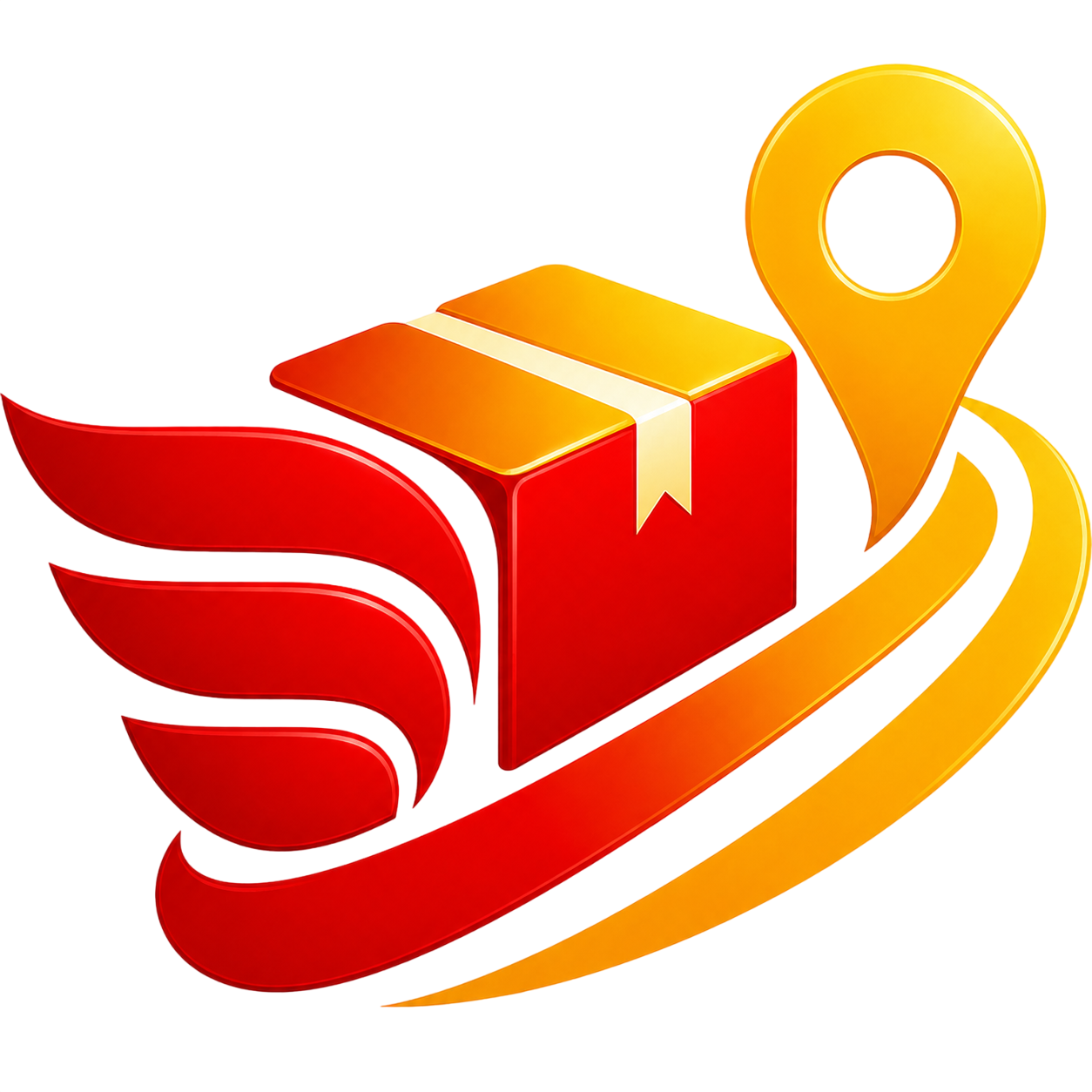 Logo GANGAN berbentuk simbol api bergaya modern dengan lengkungan dinamis berwarna merah dan emas, melambangkan cita rasa bumbu Nusantara yang hangat, kuat, dan autentik.
